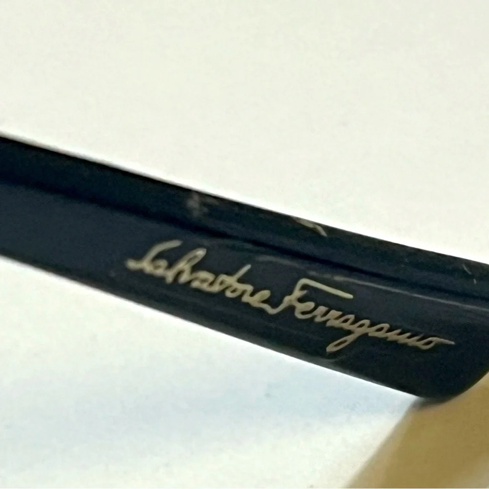 Salvatore Ferragamo Women’s Eyeglasses 2588 437 Silver White Black 52-16-135
